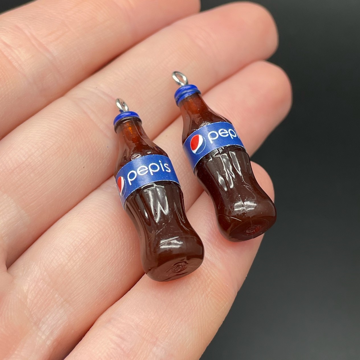 10*34мм, Цвет серебро, Подвеска Pepsi