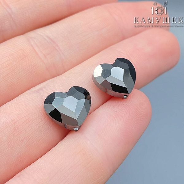 5741 Love Bead 12 мм Crystal Silver Night 2x (SINI2)