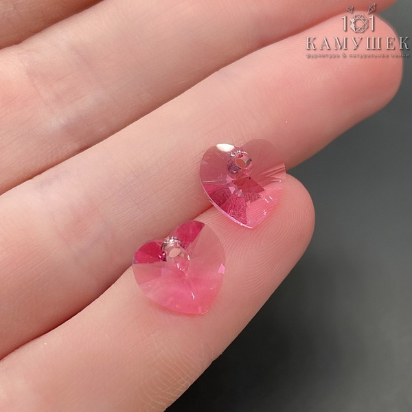 6228 Xilion Heart 10,3*10 мм Rose (209)